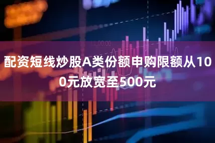 配资短线炒股A类份额申购限额从100元放宽至500元